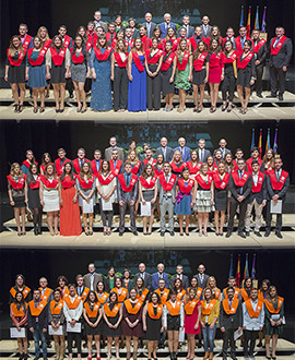 Acto de graduación del estudiantado del ámbito jurídico de la UJI