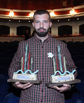 Héctor Martín premiado en la Gala del Festival de Cortometrajes Cortometrando