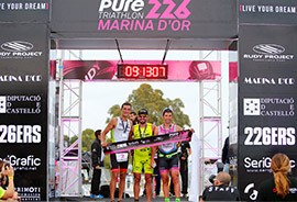 José Estrangeiro y José Almagro triunfan en la I Pure Triathlon 226 Marina d’Or