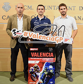 Presentación en Castellón del Gran Premio Motul de la Comunitat Valenciana de motociclismo