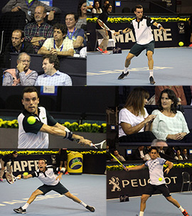 Imágenes del partido de Roberto Bautista contra Almagro en el Open de Tenis