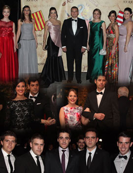 Cena homenaje y bienvenida a la Reina Violant 2015 y Reina Violant 2016