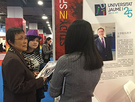 Éxito de participación de la UJI en la principal feria de educación de China