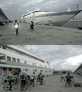 El crucero Tere Moana atraca en el Puerto de Castellón