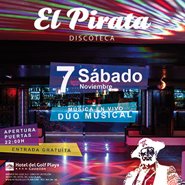 Este sábado vuelve la música en directo a la Discoteca El Pirata