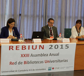 El rector de la UJI en Santander, destaca la importancia de las bibliotecas en la nueva sociedad del conocimiento