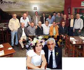 Divertida y entrañable cena con Miguel Sanz