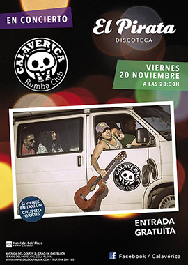 Calavérica Rumba Club vuelve a la Discoteca El Pirata