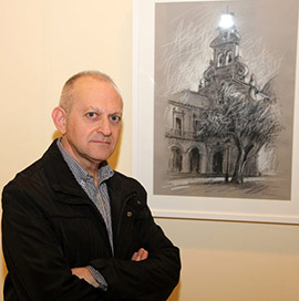Presentación de la exposición 'Dibuix' de Paco Membrado