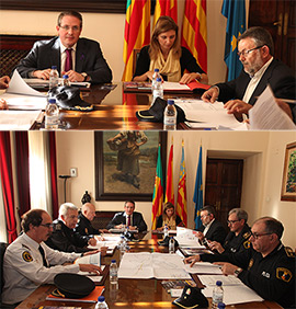 Dispositivo de seguridad en Castellón para la maratón y las fiestas