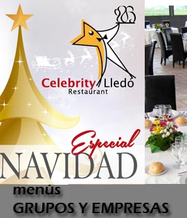 Menús especiales navidad para grupos y empresas