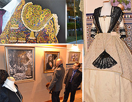 Exposición solidaria en Castellón de pintura e indumentaria costumbrista