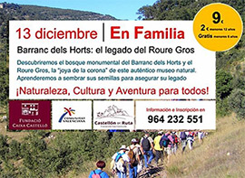 Castellón en ruta en el  Barranc dels Horts