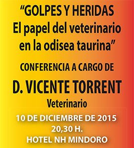 Conferencia del veterinario Vicente Torrent en el hotel NH Mindoro