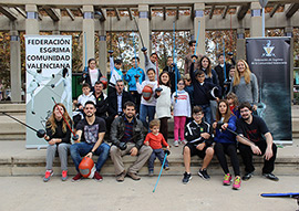 El Club de Esgrima Touché Castellón y Els Jocs d’Espases de la campaña Sentim els Parcs