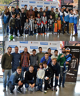 El CD Castellón en el Street Football en Decathlon