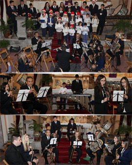 Concierto de Navidad de La banda de música San Felipe Neri de La Llosa