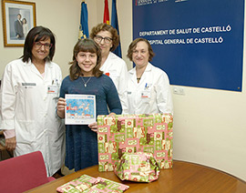 Isabela gana el  Concurso de Postales de 2015 del Hospital General Universitari de Castelló