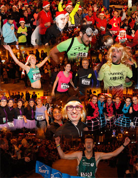 Más de 2.000 participantes recorrieron el centro de Castellón en la San Silvestre
