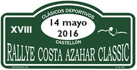 XVIII Rallye Costa Azahar Clàssic, 14 de mayo en Castellón