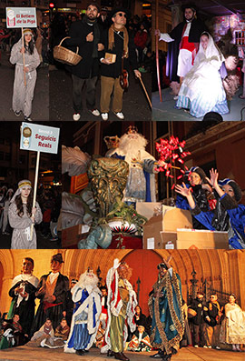 Cabalgata de los Reyes Magos en Castellón