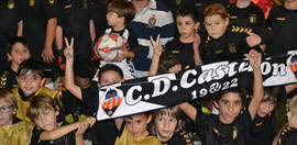 Este domingo, el CD Castellón ha preparado actividades infantiles antes del partido del domingo