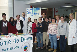 El Hospital Provincial de Castellón  apoya a la Fundación Síndrome de Down
