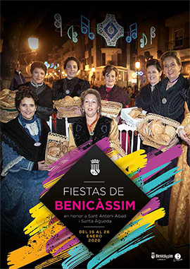 Programación de las fiestas patronales en honor a San Antonio Abad y Santa Àgueda de Benicàssim