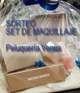 La peluquería Venus organiza un sorteo de un Set de Maquillaje