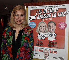 Enma Ozores protagoniza el sábado una  surrealista comedia en Castellón