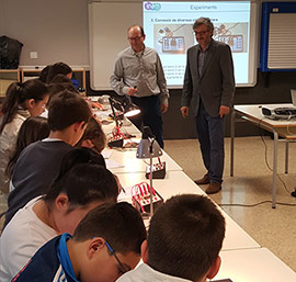 Los investigadores del INAM acercan el conocimiento científico a las escuelas de Castellón