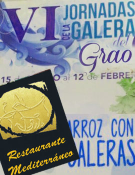 El restaurante Mediterráneo en Jornadas de la Galera del Grao