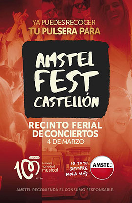 El nuevo Amstel Fest se estrena en Castellón en la Magdalena 2016