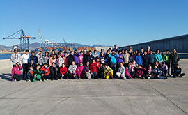 Alumnos del CEIP Almassora visitan el puerto de Castellón