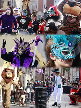 Desfile infantil en el Carnaval del Grao de Castellón