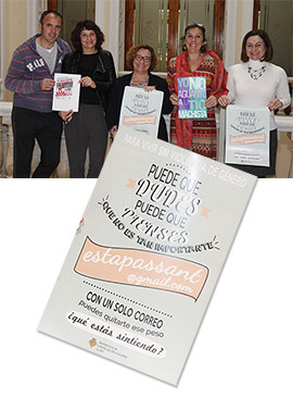 Castellón celebra San Valentín bailando para exigir el fin de la violencia contra las mujeres