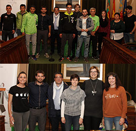 Entrega de premios de la I cronoescalada al Fadrí