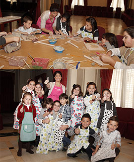 Taller de cerámica para niños en el Real Casino Antiguo de Castellón