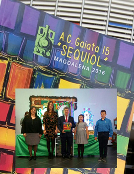 El pintor Lorenzo Ramírez rinde homenaje a las luces de las gaiatas con la portada del Llibret de la Gaiata 15