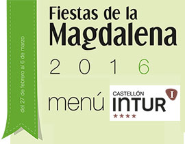 Menú de Magdalena en el Hotel Intur Castellón
