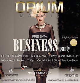 Higinio Mateu en la Business Party de OPIUM Madrid