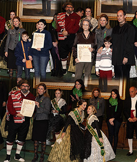 Entrega de distinciones de los Fadrins Honorifics en el Ayuntamiento de Castellón