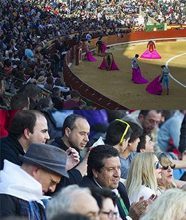 Clase práctica en la novillada de la Feria de Magdalena