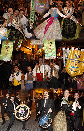 Desfile final de fiestas de la Magdalena