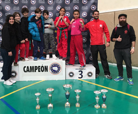 La escuela de artes marciales Mugendo Castellón regresa del Open del Mediterráneo WAMAI con éxito
