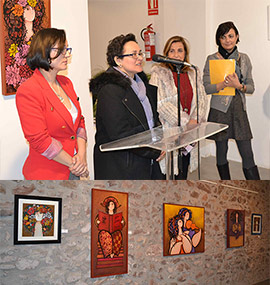 María Griñó inaugura exposición arropada por mujeres