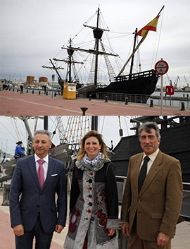 La Nao Victoria abre sus cubiertas al público en el puerto de Castellón