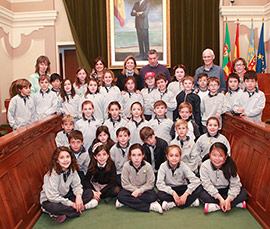 El Laude British School of Vila-real visita el Ayuntamiento de Castellón