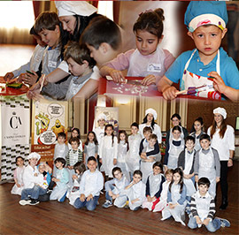 Taller de cocina para niños en el Real Casino Antiguo de Castellón