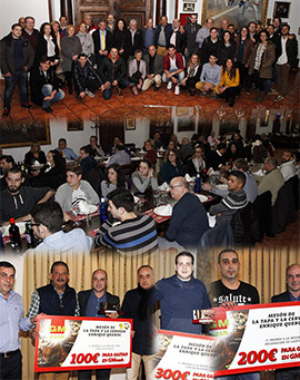 Cena del XVI Mesón de la tapa y la cerveza Enrique Querol